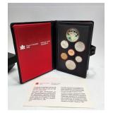 1982 Silver $1 Canada Proof Set Bovine Skull