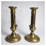 Solid Brass Adjustable Candle Stick Holders
