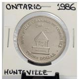 1986 Ontario Trade $1 Dollar Huntsville