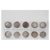 Canada Dimes 10 Cents 1950 to 1968
