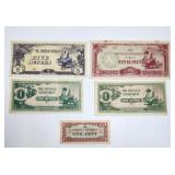 Japan Occupation WW2 Banknotes