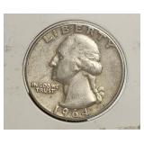 1964 Washington Silver Quarter US