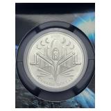 2000 Silver $1 Dollar in Capsule Millennium