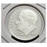 2021S Silver Proof Dime US