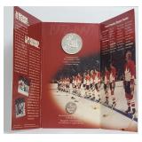 1997 1972 Hockey Team Canada Silver $1 & Pin