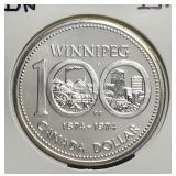 1974 Canada Silver $1 Dollar