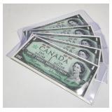 1967 Canada Centennial $1 Lot of 5
