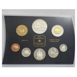 1999 Silver Proof Coin Set Millenium w/COA