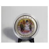 2013 50 Cents Christmas Snowman Hologram Coin