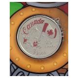2006 Colorized 25c Canada Day