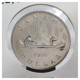 1980 $1 Canada Specimen UNC