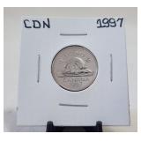 1997 Specimen 5 Cents UNC