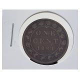 1884 Large Cent Canada
