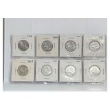 1958 to 1968 Silver 25 Cents Uncirculated