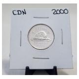 2000 Silver Proof 5 Cents Cameo
