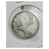 1942 Silver 25c Thick Rim