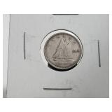 1945 10 Cents Silver Canada
