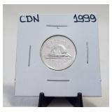 1999 Silver Proof 5 Cents Cameo