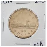 1999 $1 Canada Proof Cameo UNC