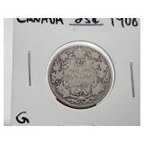 1908 25c Silver King Edward VII