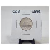 1989 5 Cents Heavy Cameo Proof