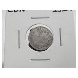 1914 10 Cents Silver Canada