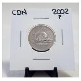 1952-2002 P Specimen 5 Cents UNC