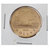 1998 $1 Canada Proof Cameo UNC
