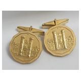 Royal Canadian Mint Cuff Links Vintage