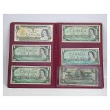 Canada $1 Dollar Collection 1937 to 1973