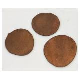 Train Track Pennies Lot of 3