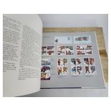 US Olympic Stamp Set 1984 Hardcover Book