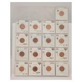 US Lincoln Cents 1990 to 1999 UNC