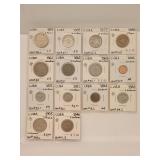 Cuba 1946 to 2006 14 Coin Set