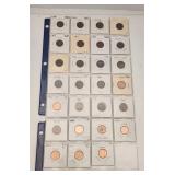 Canada 1 Cents 1920 to 2012 Set 27 Coins