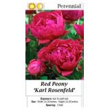 Peony Red Double Karl Rosenfeld