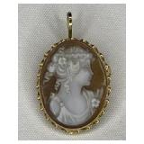 Cameo Pin/Pendant 14kt Mount