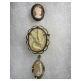 Cameo Broaches (3)