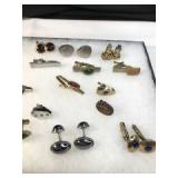Assorted cuff links and tie clips KREMENTZ