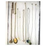 Assorted Gold Filled Necklaces w/ Pendants