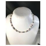 Semi Precious Stone Necklace 15 in