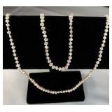 Watercrest  
Pearl Necklace 30 in long