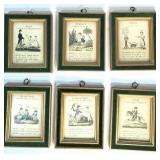 Early lithographs of basic English Principals