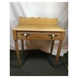 Primitive Single Drawer  Desk .