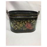 Primitive Handpainted tin Great Condition