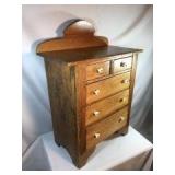 Victorian  miniature dresser 31T x 20.5W x 15D