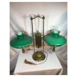 Victorian Style Double Oil Well Lamp