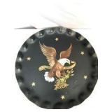 Majestically  Hand Painted Bald Eagle wall