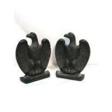 Cast Iron Eagle Bookends 7in tall