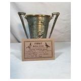 Buffalo Center Pidgeon Racing Trophy 1941